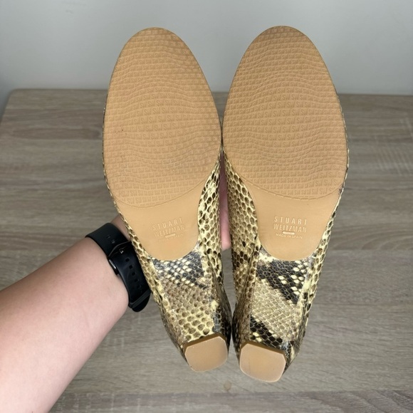 Stuart Weitzman Python Sandal Size 9 - Picture 4 of 8